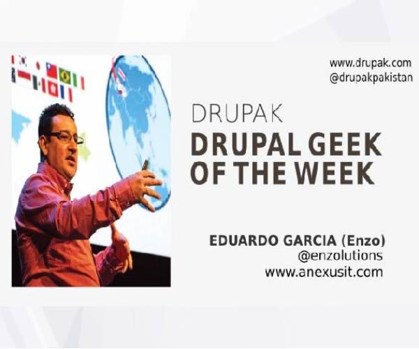 DRUPAK DRUPAL GEEK OF THE WEEK - ENZO